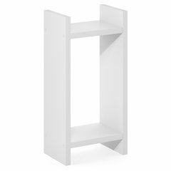 VIOLA Tall Side Table, 2-Tier Modern End Table with Open Shelf