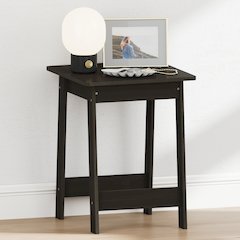 BEGINNING Night Stand, Square Nightstand, Espresso