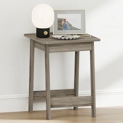 BEGINNING Night Stand, Square Nightstand, French Oak