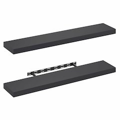 TANNA Floating Shelves for Wall Set of 2, 9 x 47 Wall Shelf