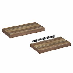 TANNA Floating Shelves for Wall Set of 2, 12 x 24 Wall Shelf