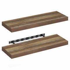 TANNA Floating Shelves for Wall Set of 2, 12 x 35 Wall Shelf