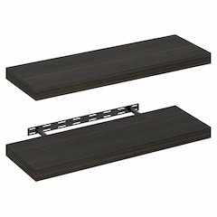 TANNA Floating Shelves for Wall Set of 2, 12 x 35 Wall Shelf