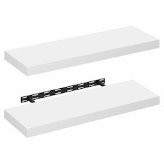 TANNA Floating Shelves for Wall Set of 2, 12 x 35 Wall Shelf