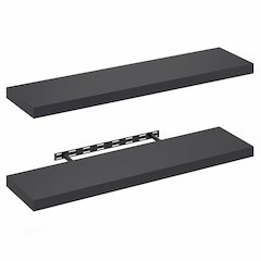 TANNA Floating Shelves for Wall Set of 2, 12 x 47 Wall Shelf