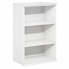 FANO 3-Tier Bookshelf, Stackable, 15.9x23.6x36.2, White