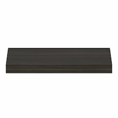 TANNA 9x24 Floating Wall Shelf, Invisible Brackets, Tobacco Oak