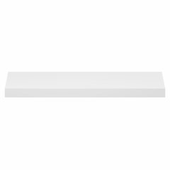 TANNA 9x35 Floating Wall Shelf, Invisible Brackets, White