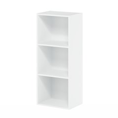 LUDER 3-Cube Kids Book Shelf, Toy Storage, 9.3x12x31.5, White