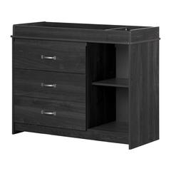 Tassio Changing Table, Gray Oak