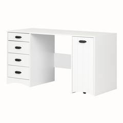 Artwork Sewing Craft Table and Storage, Pure White