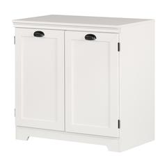 Prairie 2-Door Storage Cabinet, Pure White