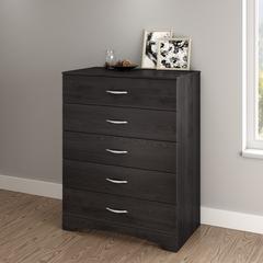 South Shore Step One 5-Drawer Chest, Gray Oak