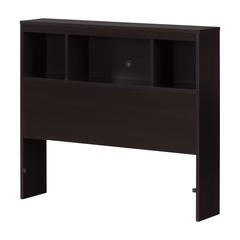 South Shore Spark Twin Bookcase Headboard (39''), Chocolate