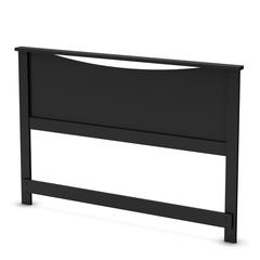 South Shore Step One Full/Queen Headboard (54/60''), Pure Black