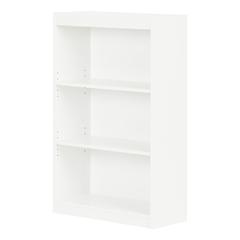 South Shore Axess 3-Shelf Bookcase, Pure White