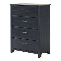 South Shore Ulysses 4-Drawer Chest, Blueberry