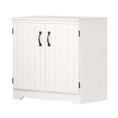 Farnel 2-Door Storage Cabinet, Pure White
