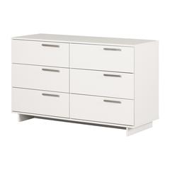Cavalleri 6-Drawer Double Dresser, Pure White