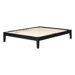 Vito Platform Bed, Black, W62.5 x D82.25 x H14
