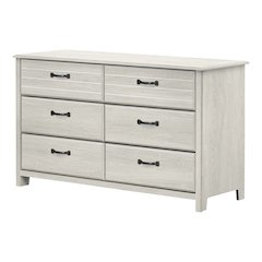 Ulysses 6-Drawer Double Dresser, Winter Oak