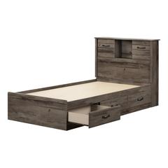 Ulysses Bed and Headboard Set, Fall Oak
