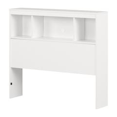 Summertime Bookcase Headboard, Pure White