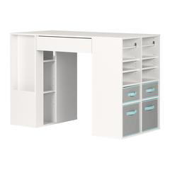 South Shore Crea Counter-Height Craft Table, Pure White