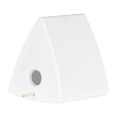 Dalya Triangle Decorative Birdhouse, White