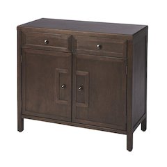 Imperial Wood Accent Cabinet, Dark Brown