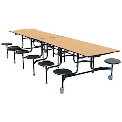 Mobile Stool Table
