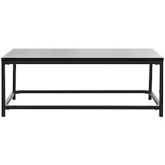 Alec Coffee Table, Distressed Black