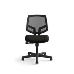 HON Volt Mesh Back Task Chair | Center-Tilt | Black SofThread Leather