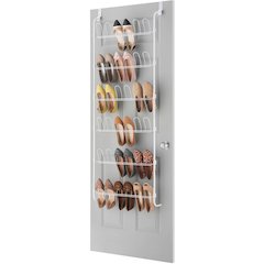18 Pair Over The Door Shoe Rack
