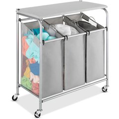 Triple Sorter Ironing & Folding Table