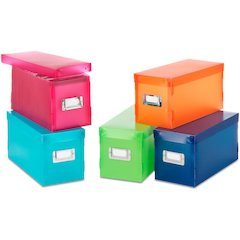 Plastic Storage Boxes 5 Pack
