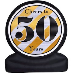 8ft Inflatable Cheers to 50 Years with Lights