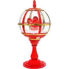 23 in Valentines day tabletop lamp with lights and music