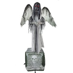 5.5FT Anim Rattling Angel Statue