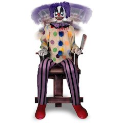 Sitting Thrashing Clown