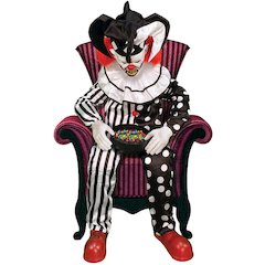 Sitting Scare Clown