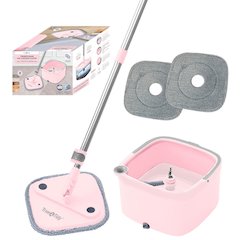 True & Tidy Spin Mop, TrueClean Mop and Bucket System Deluxe Set