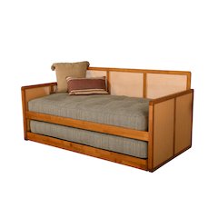 Abaco Daybed-Pop Up-Honey Finish-Taxi Seaport Mattresses