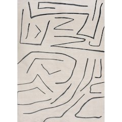 FALLON IVORY/ CHARCOAL 5 x 8 Indoor Rug