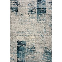 ARIELLA Blue & grey 8 x 10 Indoor Rug