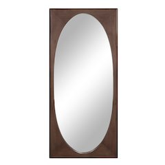 Sitia 68" H x 30" W Wall Mirror, Brown