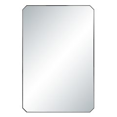 Jace 36" H x 24" W Wall Mirror, Black