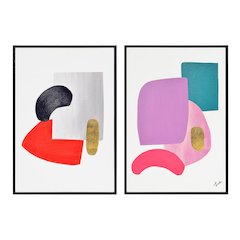 Everly Rectangular Canvas Art