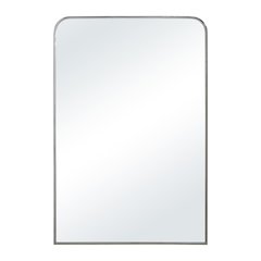 Jackline 36" H x 24" W Wall Mirror, Polished Nickel
