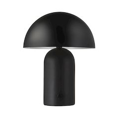 Sombra 16" Height Table Lamp, Black